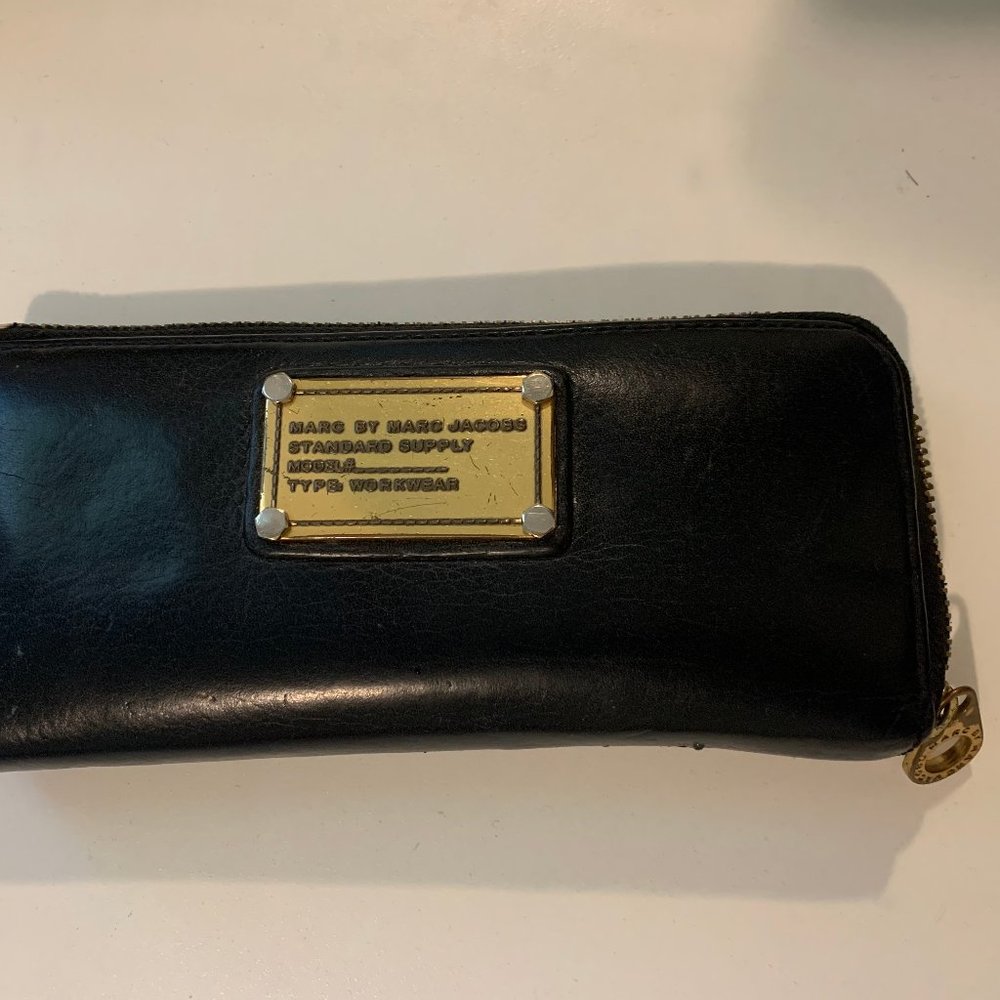 Marc by Marc Jacobs leather wallet black